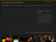 Tablet Screenshot of beingintheworldmovie.com